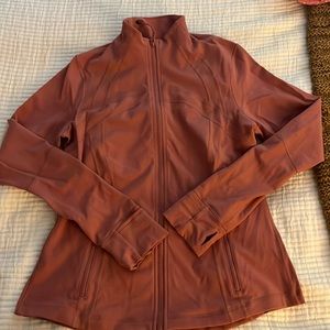Rose pink Lululemon Define Jacket size 14